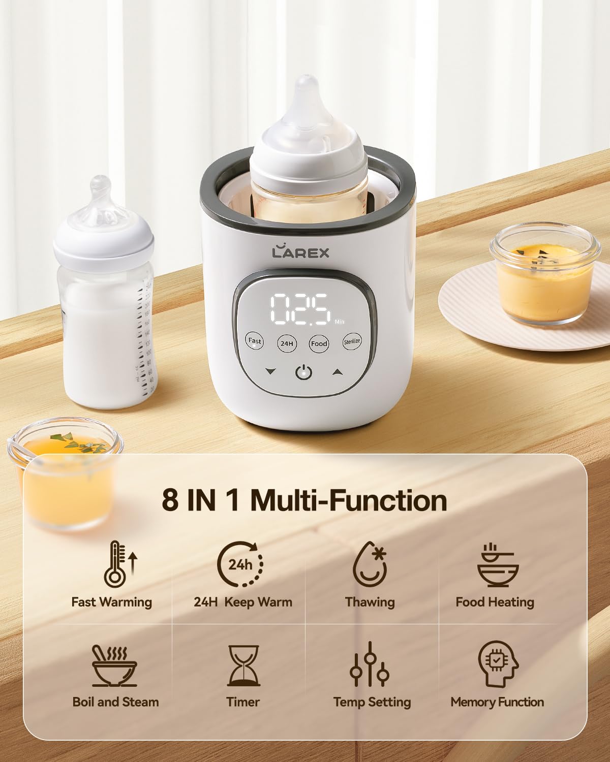 Bottle Warmer, Fast Baby Bottle Warmer for Breastmilk and Formula