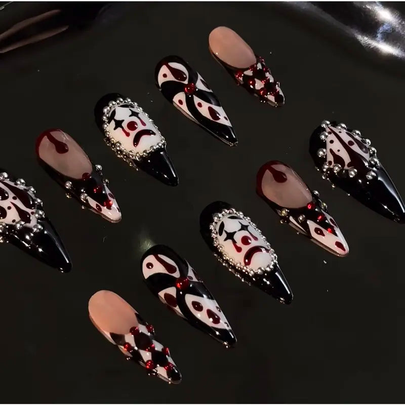Handmade Press on Nails, Reusable False Nail Tips,Sohochic