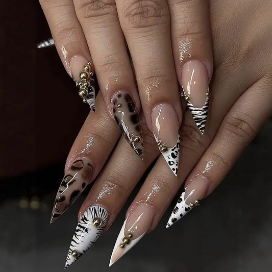 Handmade Press on Nails, Reusable False Nail Tips,Sohochic