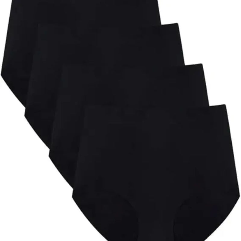 Fallsweet No Show Underwear for Women High Waist Seamleass Briefs Panties