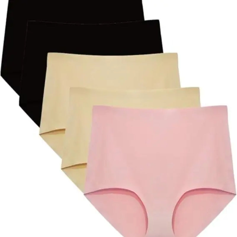 Fallsweet No Show Underwear for Women High Waist Seamleass Briefs Panties